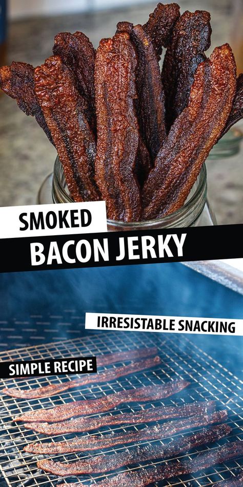 Smoker Beef Jerky, Smoked Jerky Recipes, Smoker Jerky Recipes, Wood Pellet Grill Recipes, Jerkey Recipes, Smoked Bacon Recipes, Smoked Jerky, Smoked Beef Jerky, Homemade Ketchup Recipes