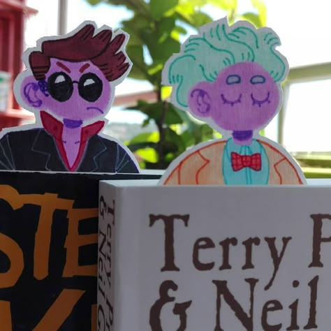 Good Omens Bookmark, Good Omens Matching Icons, Morpheus Sandman, Dik Dik, Good Omens Book, Ineffable Husbands, Ange Demon, Good Omens, Oh My God