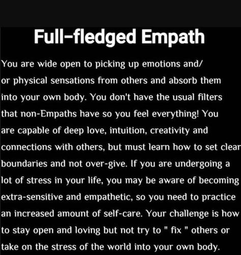 Full fledged empathic Planner Prompts, Inner Child Wounds, Psychic Empath, Empath Traits, Empath Abilities, Empathy Quotes, Love Spirituality, Star Seed, Intuitive Empath