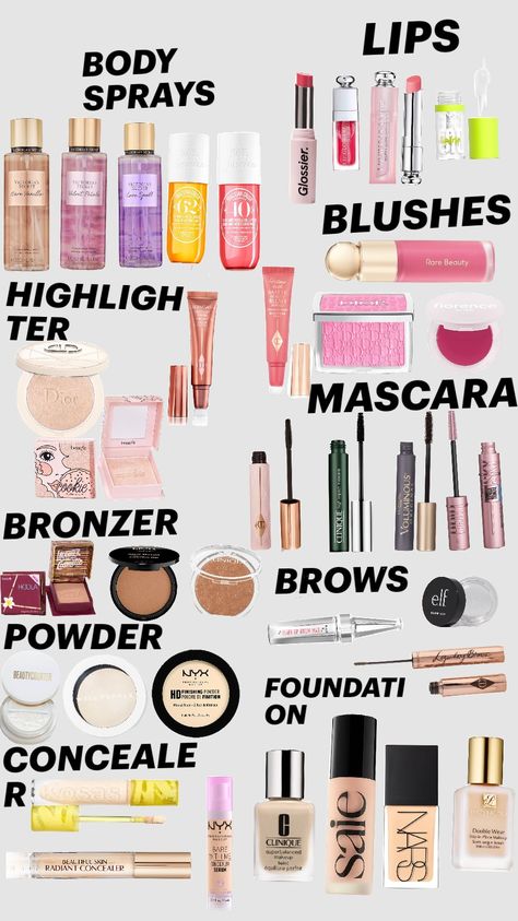 Organising my dream vanity!!! part 2 Vanity Essentials List, Vanity Essentials, Vanity Must Haves, Cheap Skin Care Routine, How To Feel Pretty, Makeup Beauty Room, Preppy Makeup, Cheap Skin Care Products, Cute Eye Makeup