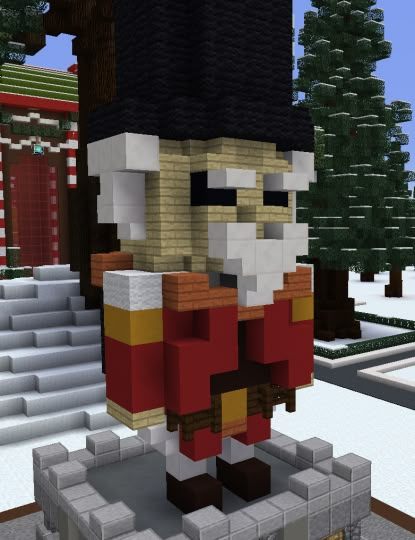 Minecraft Santas Village, Minecraft Xmas Builds, Christmas Decor Minecraft, Minecraft North Pole, Christmas Town Minecraft, Minecraft Winter Wonderland, Christmas Builds Minecraft, Winter Wonderland Minecraft, Christmas House Minecraft