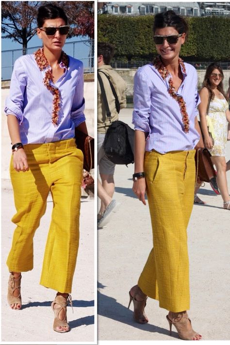 Giovanna Battaglia Fashion 23, Yellow Outfits, Giovanna Battaglia, Ootd Spring, Mommy Makeover, Long Gown Dress, Casual Chique, Spring Fashion Casual, Yellow Outfit