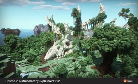 Minecraft Ethereal, Ethereal Minecraft Builds, Minecraft Skull, Minecraft Kingdom, Minecraft Statues, Mc Builds, Minecraft Structures, Minecraft House Plans, Minecraft Mod