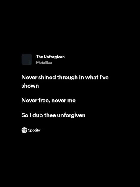 Metallica Song Lyrics, The Unforgiven Metallica, Unforgiven Metallica, Metallica Lyrics, Metallica Song, Metal Lyrics, Songs Quotes, Band Lyrics, Crimal Minds