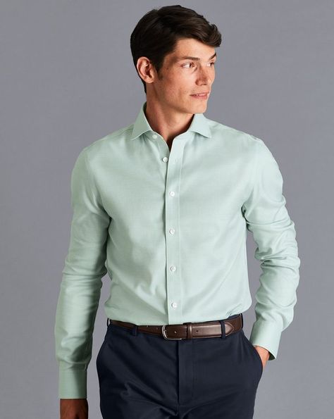 Green Dress Shirt Men Outfits, Green Polo Shirt Outfit Men, Derby Gala, Green Shirt Outfits, Green Shirt Men, Light Green Shirt, Weave Dress, Formal Dresses For Men, Polo Shirt Outfits