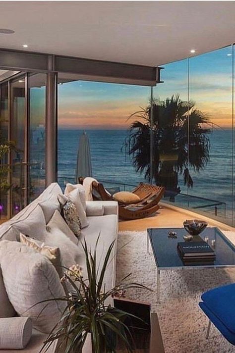 livingroom; livingroom ideas; livingroom decor; livingroom decorating ideas; livingroom paint colors; Dream Beach Houses, Home Luxury, Johor Bahru, Versace Home, Modern Mansion, Design Del Prodotto, Home Modern, House Goals, Glass House