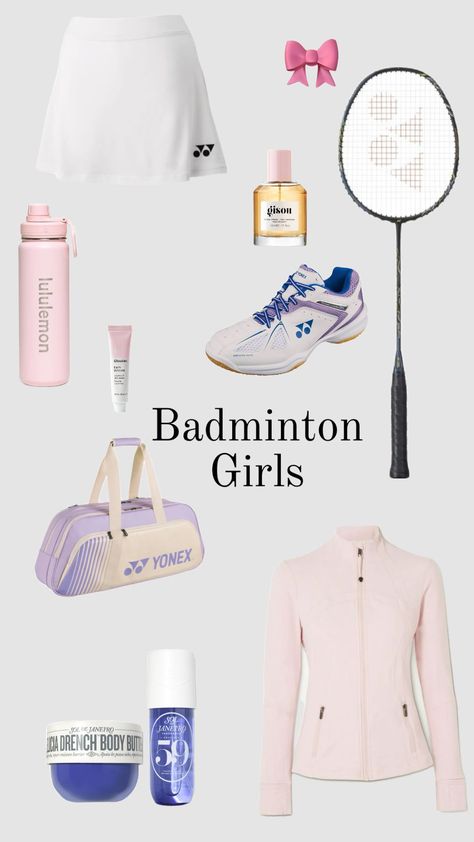 Badminton Girls Outfit, Badminton Girl, Badminton Tips, Women's Badminton, Sports Aesthetic, Swaggy Outfits, Badminton, Tennis, Girl Outfits