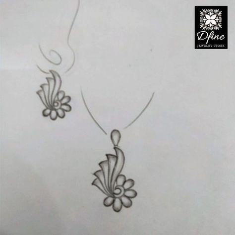 Drawing Earrings Sketch, Earrings Sketch Design, Jewelry Design Necklace Sketches, Necklace Designs Drawing, Earrings Sketch, Earrings Drawing, Latest Ring Designs, Accessories Design Sketch, Art Fashion Photography