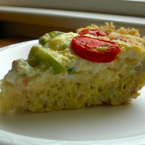 Rice Quiche Crust Easy Quiche Crust, Quiche Crust Recipe, Rice Crust, Quiche Crust, Healthy Quiche, Egg Brunch Recipes, Spinach Quiche Recipes, Turkey Rice, Recipes Rice