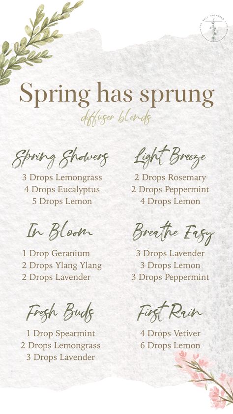 Dottera Diffuser Blends, Mood Boosting Diffuser Blends, Vanilla Diffuser Blends, Healthy Word, Spring Essential Oil Blends, House Perfume, Spring Diffuser Blends, Doterra Diffuser Blends, Essential Oil Combinations