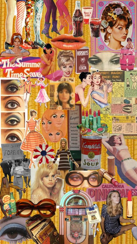 1960’s, 60’s, collage, wallpaper, lockscreen, busy wallpaper, 60’s aesthetic, mod aesthetic 1960s Aesthetic Wallpaper, 60s Aesthetic Wallpaper, 1960 Aesthetic, Busy Wallpaper, 1960s Wallpaper, Aesthetic 60s, 1960s Aesthetic, 60s Wallpaper, Mod Aesthetic