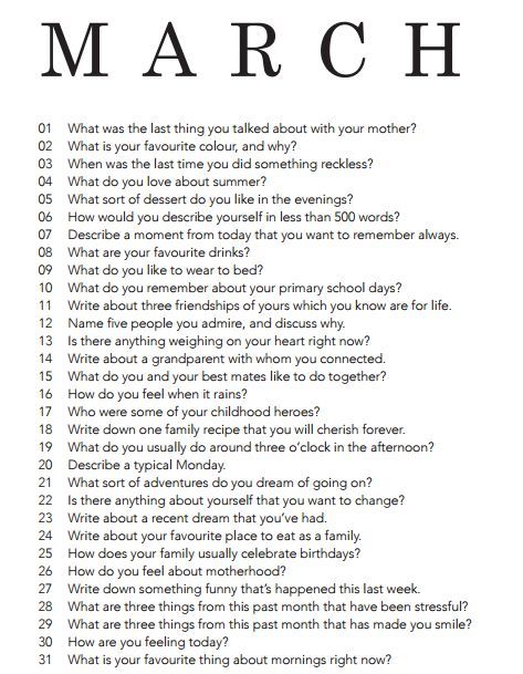 Would be great for a self scrapbook. Journal Prompts. Journal Prompts Challenges, March Journal Challenge, Basic Questions To Ask Someone, March Journal Prompts 2024, March Prompts 2024, Scrapbook Journal Prompts, Journal Prompts Easy, March Self Growth Challenge, Start Of Month Journal Prompts