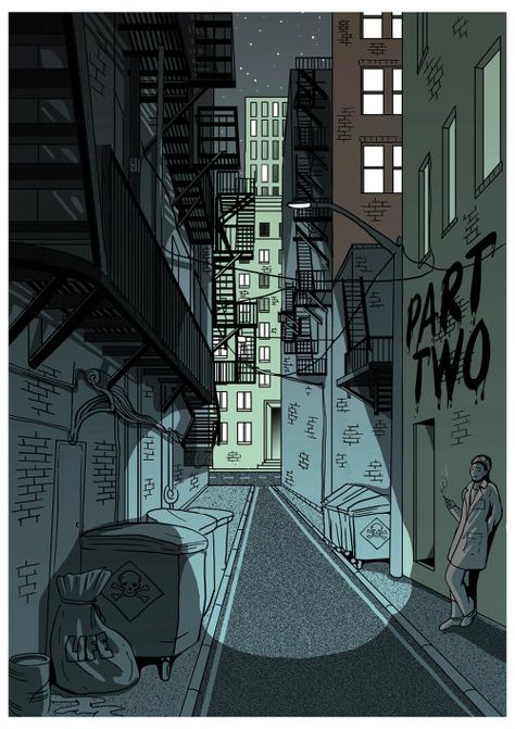 again the colour and the use of tone. Wouldnt mind painting this one. Building Artists, Thirsty Crow, Mind Painting, Storyboard Examples, Storyboard Ideas, Comic Book Layout, Storyboard Illustration, Perspective Drawing Architecture, The Artist Movie