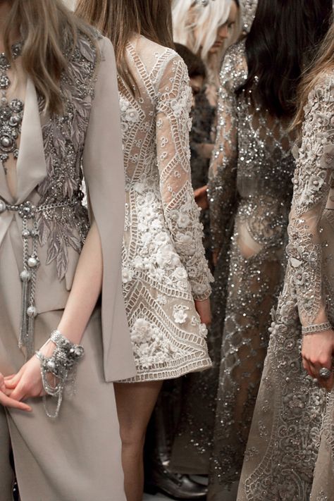 ELIE SAAB Backstage | Haute Couture Spring Summer 2016 Couture Details, Olivia Palermo, Marchesa, Gorgeous Gowns, Elie Saab, Mode Inspiration, Long Dresses, A Group, Fashion Details