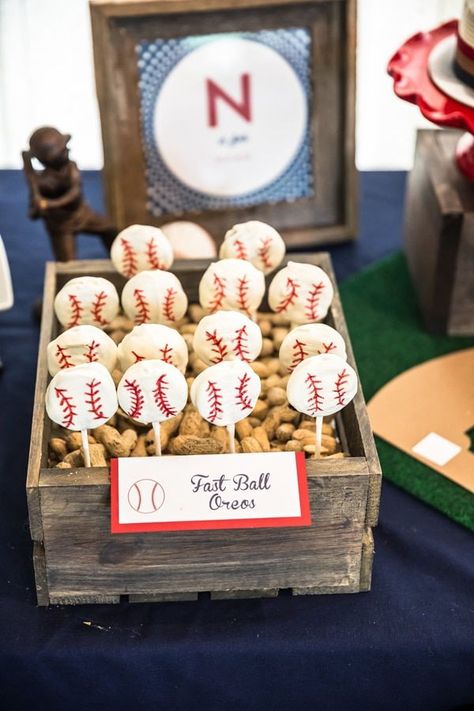 Baseball Cake Pops, Baseball Theme Birthday Party, Baseball Theme Birthday, Baseball First Birthday, Baseball Cake, Baseball Theme Party, Boys First Birthday Party Ideas, Boys 1st Birthday Party Ideas, Baby Boy 1st Birthday Party