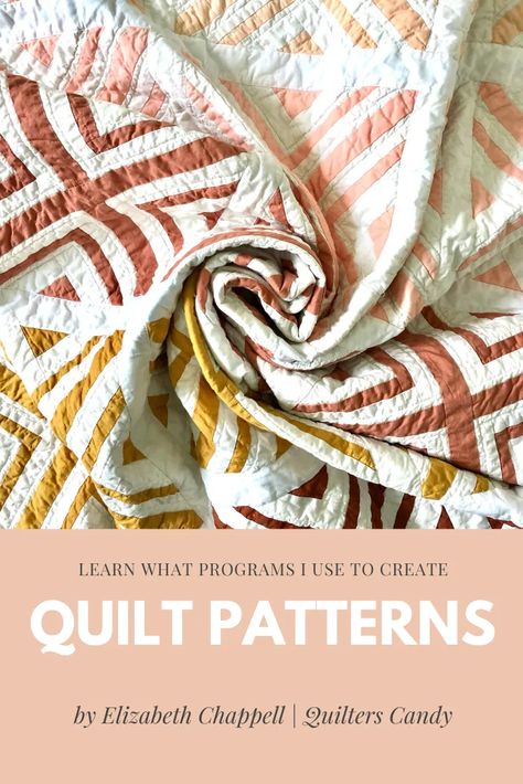 Have you wanted to write your own quilt pattern? I am sharing the two most useful tools I use to create and write my quilt patterns, plus I’m sharing a coupon code for one of them! WHAT I USE TO WRITE QUILT PATTERNS: 1. I first design my quilt using the Electric Quilt 8 program… Continue reading Want to Write Your Own Quilt Pattern? Quilting Business, Electric Quilt, Quilting Notions, Modern Quilt Patterns, Quilting Techniques, Quilting Tips, Quilting Tutorials, Quilt Tutorials, Quilt Patterns Free