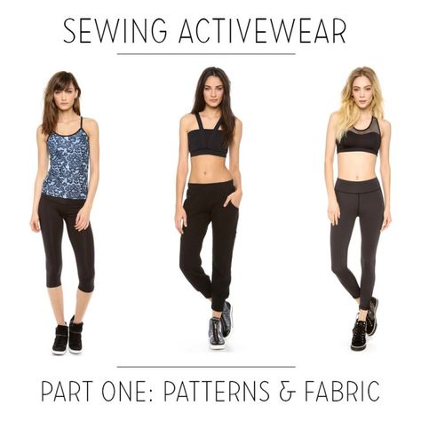 Sewing activewear with Melissa Fehr, part 1: Fabric and patterns  |  Colette Blog Sewing Activewear, Sewing Knits, Beginner Sewing Projects Easy, Sewing Clothing, Sewing Fabrics, Things To Sew, Sewing Projects For Beginners, Sewing Skills, Love Sewing