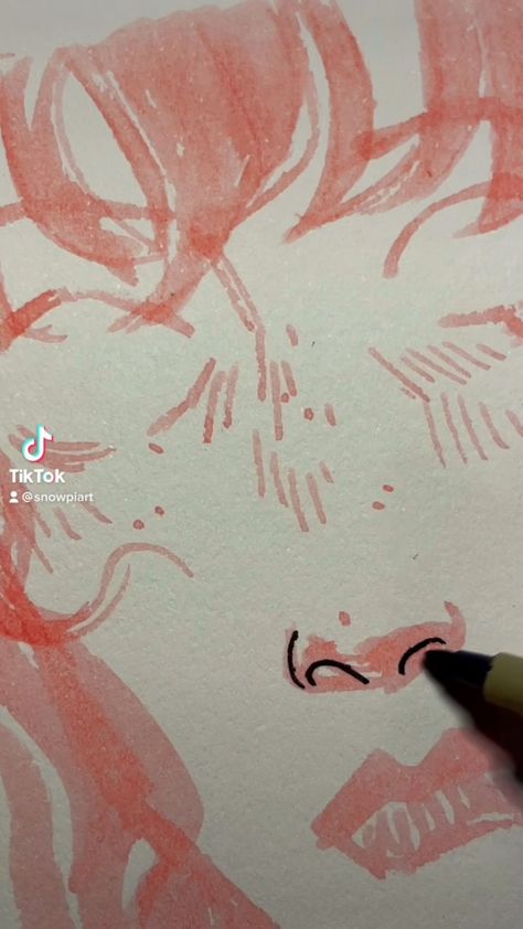 snowpiart on Instagram: i’m making at least one tik tok a day now, it’s fun! • • • #tiktok #traditionalart #tradart #micronpen Art Tik Tok Videos, Tik Tok Painting Ideas, Soot.7 Art Tiktok, Tik Tok Painting, Sketch Book Tour Tik Tok, Fun Tiktok, Tik Tok Videos, Traditional Art, Drawing Ideas