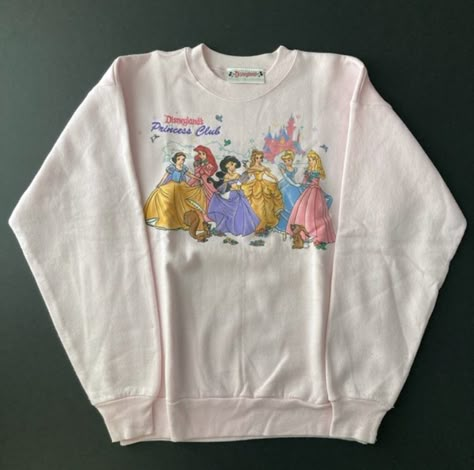 Vintage Disneyland Shirt, Vintage Disney Sweater, Retro Disney Sweatshirt, Vintage Disney Crewneck, Disney Princess Sweatshirt, Disneyland Fits, Disney Park Outfit, Disney Attire, Disney Wear