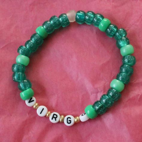 ✫ Handmade Zodiac "Virgo" beaded bracelet! 
✫ 2 1/2... - Depop Virgo Zodiac, Beaded Bracelets