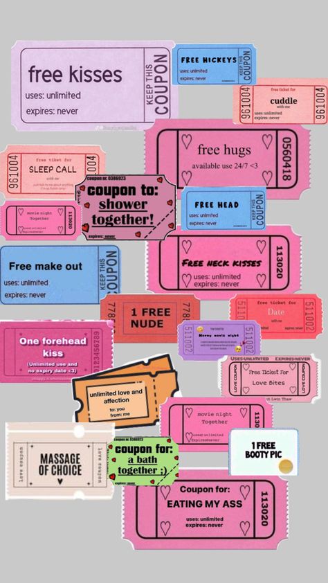 Boyfriend Scrapbook, Hot Love Quotes, Coupons For Boyfriend, Couples Coupons, Love Scrapbook, Diy Coupons, Boyfriend Crafts, Bf Gifts