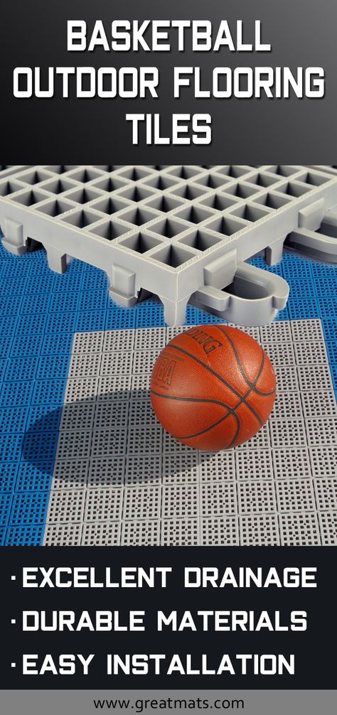 Diy Basketball Court, Outdoor Sports Court, Home Basketball Court, Diy Basketball, Basketball Court Backyard, Backyard Sports, Backyard Basketball, Basketball Court Flooring, Outdoor Basketball Court