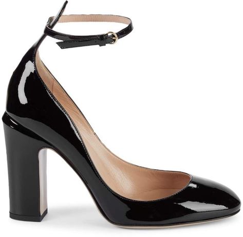 Valentino Garavani Tango Patent Leather Ankle-Strap Pumps Valentino Tango, Tango Shoes, Beautiful High Heels, Ankle Strap Pumps, Patent Leather Pumps, Heels Pumps, Tango, Valentino Garavani, Pumps Heels