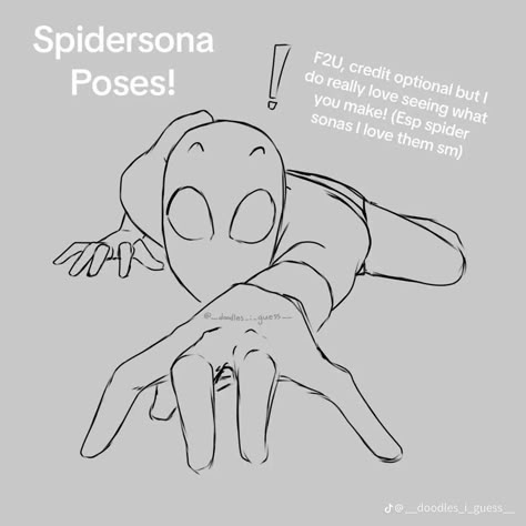 Spidersona Poses, Spiderman Poses, Spiderman Drawing, Spiderman Art Sketch, Drawing Body Poses, Sketch Poses, Body Reference Drawing, Body Pose Drawing, Poses References