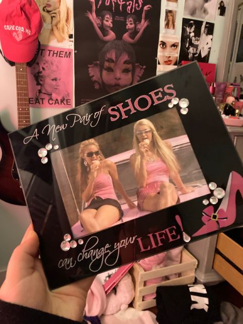 tags: y2k mcbling paris hilton nicole richie room decor y2kroom mcbling room inspo Paris Hilton Bedroom, Mcbling Room Decor, Early 2000s Room, Mcbling Room, Paris Hilton Nicole Richie, 2000s Room, Y2k Room, Makeover Bedroom, Dorm Room Inspiration