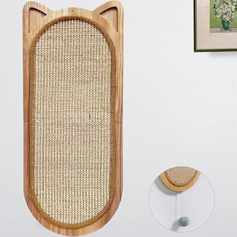 Amazon.com : Litail Cat Wall Scratching Post, Sisal Cat Wall Scratcher with Cat Ball Toy, Folding Wall Mount Cat Scratcher, Wood Cat Scratching Board for Couch Protector, Cat Wall Furniture for Cats : Pet Supplies Cardboard Scratcher For Cats, Diy Cat Scratcher Cardboard, Cat Wall Scratcher, Hospital Decor, Furniture For Cats, Diy Cat Scratcher, Vet Hospital, Cardboard Cat Scratcher, Cat Wall Furniture