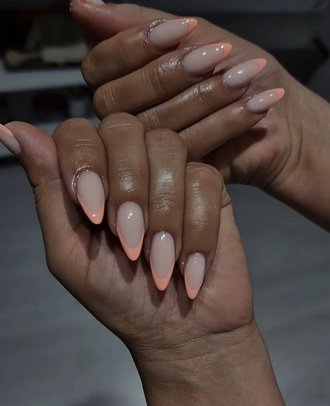 Fun French Nails, Nails Cute Summer, Nails June, Almond Acrylic Nails Designs, June Nails, Summer Nails 2024, Sassy Nails, Spring Nail Designs, Nails Today