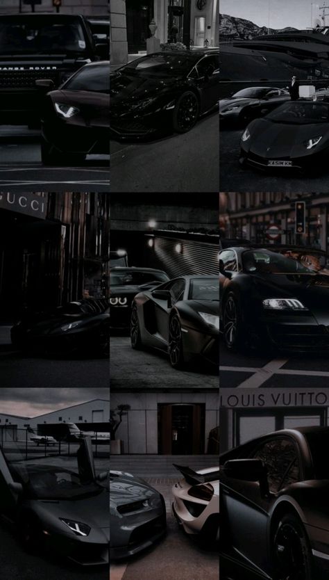 Black Car Wallpaper, Pretty Bike, Dark Phone Wallpapers, Dark Wallpaper Iphone, Black Aesthetic Wallpaper, Pretty Wallpaper Iphone, Pretty Wallpapers Backgrounds, Black Car, Aesthetic Collage