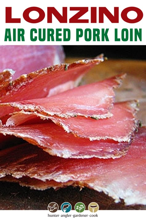 Homemade Cured Meat, Dry Cured Bacon, Curing Meat At Home, Lonzino Recipe, Pork Cushion Meat Recipes, Cured Pork Loin Recipe, Cured Pork Loin, Luncheon Meat Recipe, Meat Preservation