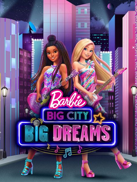 Barbie Big City Big Dreams, Dreams Pictures, Dream Pictures, Barbie Cartoon, Free Stories, Dream High, 1 April, Princess Collection, Barbie Princess