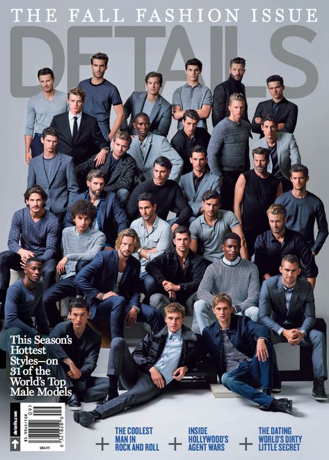 Rj King, Large Group Photos, Jarrod Scott, Gabriel Aubry, Group Photo Poses, Top Male Models, Details Magazine, Sean O'pry, Jon Kortajarena