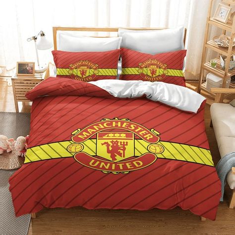 Soccer Club Bedding 279 Luxury Bedding Sets Quilt Sets Duvet Soccer Club Bedding 279 Luxury Bedding Sets Quilt Sets Duvet is best seller duvet cover bedding set in DreamArtCanada. See more related product at , . Are you looking for a luxurious bedding set that will make your bedroom look like a soccer club? Look no further because the Soccer Club Bedding 279 Luxury Bedding Set is just what you need. This bedding set from Dream Art Canada is perfect for any soccer fans bedroom. It comes with... Manchester United Football Club, Manchester United Football, Set Bed, Luxury Bedding Sets, Quilt Sets, Print Bedding, Quilt Cover, Luxury Bedding, Bed Linen