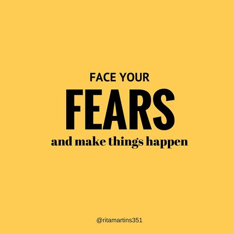 Face your fears and make things happen #success #quotes #inspiringquotes #entrepreneur Face Your Fears Quotes, Discomfort Quotes, Fears Quotes, Face My Fears, Facing Your Fears, Barbara Kruger, Face Your Fears, Fear Quotes, Mind Heart