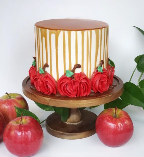 Cake Pops Fall, Fall Cake Decorating, Fall Cake Designs, Wedding Cakes Fall, Fall Cake Ideas, Fall Cake Pops, Apple Birthday, Apple Spice Cake, Fall Cake