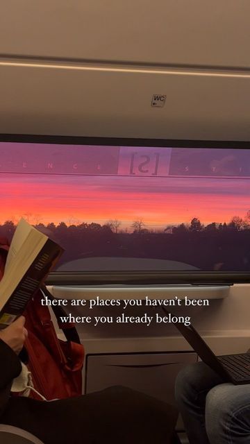 JULIANNA ❣️👑 on Instagram: "These are the words that gave me comfort when leaving home 5 months ago, so I thought I’d share them 💛 - #sunset #train #quote #comfort #words #reels #peaceful #skylover #pinksunset #traintravel #travel #adventure #journey #fyp #reel" Train Quotes Travel, Train Journey Quotes, 2024 Manifestation, Solo Traveling, Training Quotes, Quotes Adventure, Comfort Words, Travel Quotes Adventure, Journey Quotes