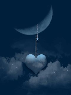 Moon In The Sky, Forever In My Heart, Twin Flames, Love Hearts, Moon And Stars, Moon Stars, Blue Heart, To The Moon, Sun Moon