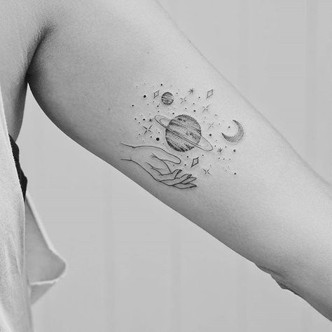 Astronomy Tattoo, Planet Tattoos, Strength Tattoo, Disney Tattoo, Constellation Tattoos, Wolf Tattoos, Dream Tattoos, Disney Tattoos, Star Tattoos