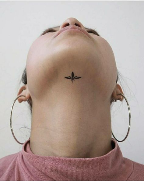 Floral fauna tattoo under chin.  @artistic_unity_ Places To Hide Tattoos, Tattoo Hidden, Tattoos Hidden, Small Hidden Tattoos, Tattoos Placement, Hidden Tattoo, Kpop Tattoo, Places To Get Tattoos, Small Tattoo Placement