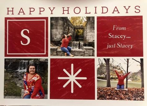 Single Girl Christmas Card Ideas, Single Women Christmas Card, Funny Single Christmas Card Ideas, Funny Family Holiday Cards, Photoshopped Christmas Cards Funny, Funny Christmas Cards Roommates, Girl Christmas Card, Single Humor, Single Girl