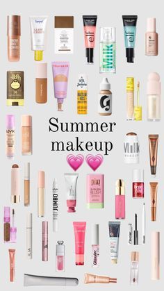 Check out preppyxswiftie's Shuffles #beauty #cleangirlaesthestic #makeuppreppy #preppyproducts #hotgirlstuff Skincare Makeup Products, How To Get A Glowy Makeup Look, Summer Makeup Products Aesthetic, Summer Blush Makeup, Best Summer Makeup Products, Summer Make Up Products, Summer Makeup Must Haves, Summer Makeup Essentials, Makeup Summer 2024