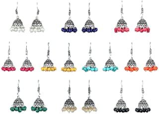 Amazon.in : waama jewels earrings Jewellery Sets Indian, Small Jhumka Earrings, Small Jhumka, Boho Jewelry Bracelet, Earrings Combo, Oxidised Jewelry, Earrings Oxidised, Pakistani Earrings, Silver Jewlery