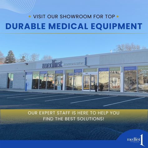 Visit our showroom to explore top-quality durable medical equipment. Our expert staff is ready to help you find the best solutions! 📍410 Market St, Elmwood Park, NJ 07407, USA 👉🏼Visit our web: www.medfirsthomecare.com. #medfirsthomecare #HomeMedicalEquipment #NewJersey Durable Medical Equipment, Medical Equipment, First Home, Home Care, New Jersey, Showroom, Medical, Good Things, Quick Saves