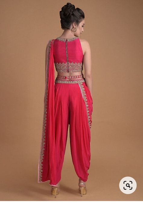 Floral Skirt Outfits, Dhoti Saree, Saree Wearing Styles, Saree Wearing, Embroidery Online, Kalki Fashion, Velvet Dress Designs, Dhoti Pants, Indian Gowns Dresses