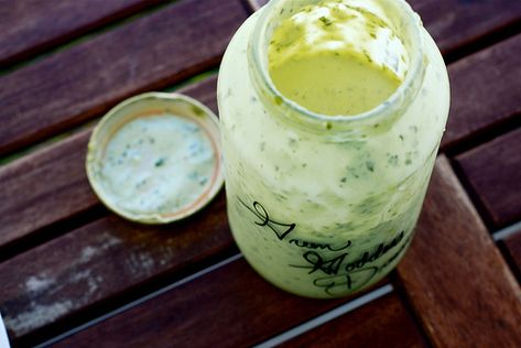 DSC_0024 by RNHatcher, via Flickr Best Salad Dressing, Seafood Dip, Barefoot Contessa Recipes, The Best Salad, Best Salad, Goddess Dressing, Seafood Sauce, Ina Garten Recipes, Green Goddess Dressing