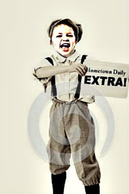 Caleb ♡ Paper Boy Outfit, Boy Costume Ideas, Paper Boy, Vintage Newspaper, Boy Halloween Costumes, Halloween Boys, Newsies, Boy Costumes, 1940s Fashion