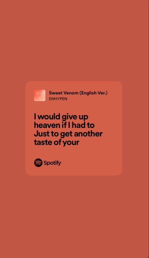 Sweet Venom Lyrics, Enhypen Sweet Venom Wallpaper, Sunghoon Sweet Venom, Sweet Venom Enhypen Wallpaper, Enhypen Sweet Venom, Sweet Venom Enhypen, Enhypen Spotify, Comfort Songs, Enhypen Lyrics